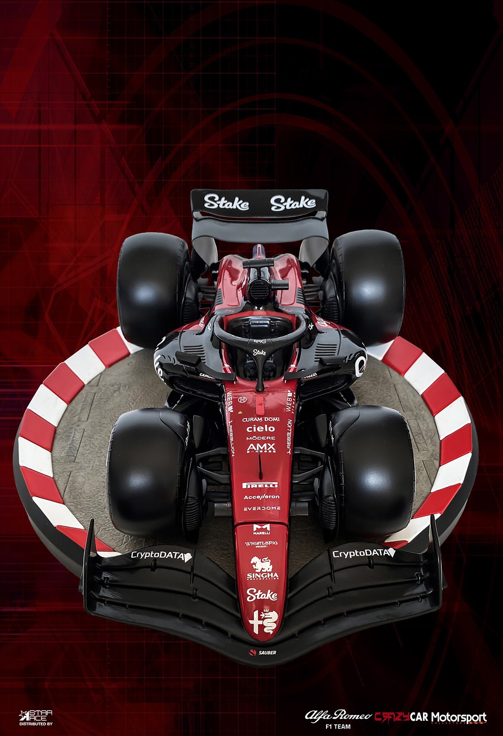 Formula 1 Alfa Romeo Statues  (Prototype Shown) View 16