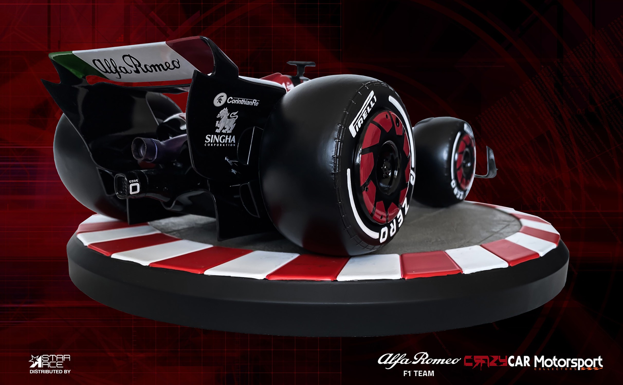 Formula 1 Alfa Romeo Statues  (Prototype Shown) View 17