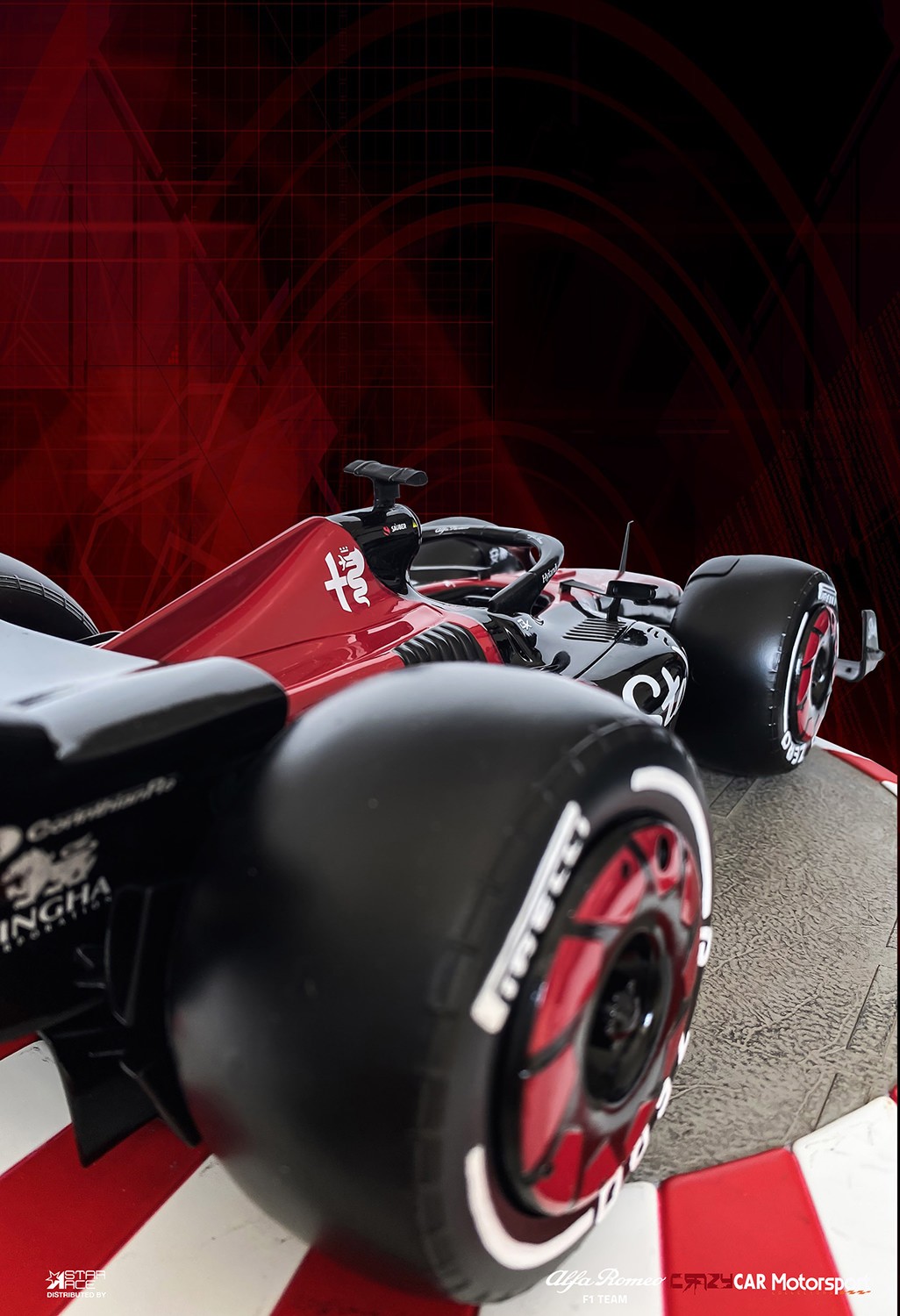 Formula 1 Alfa Romeo Statues  (Prototype Shown) View 18