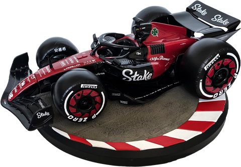 Formula 1 Alfa Romeo Statues  (Prototype Shown) View 20