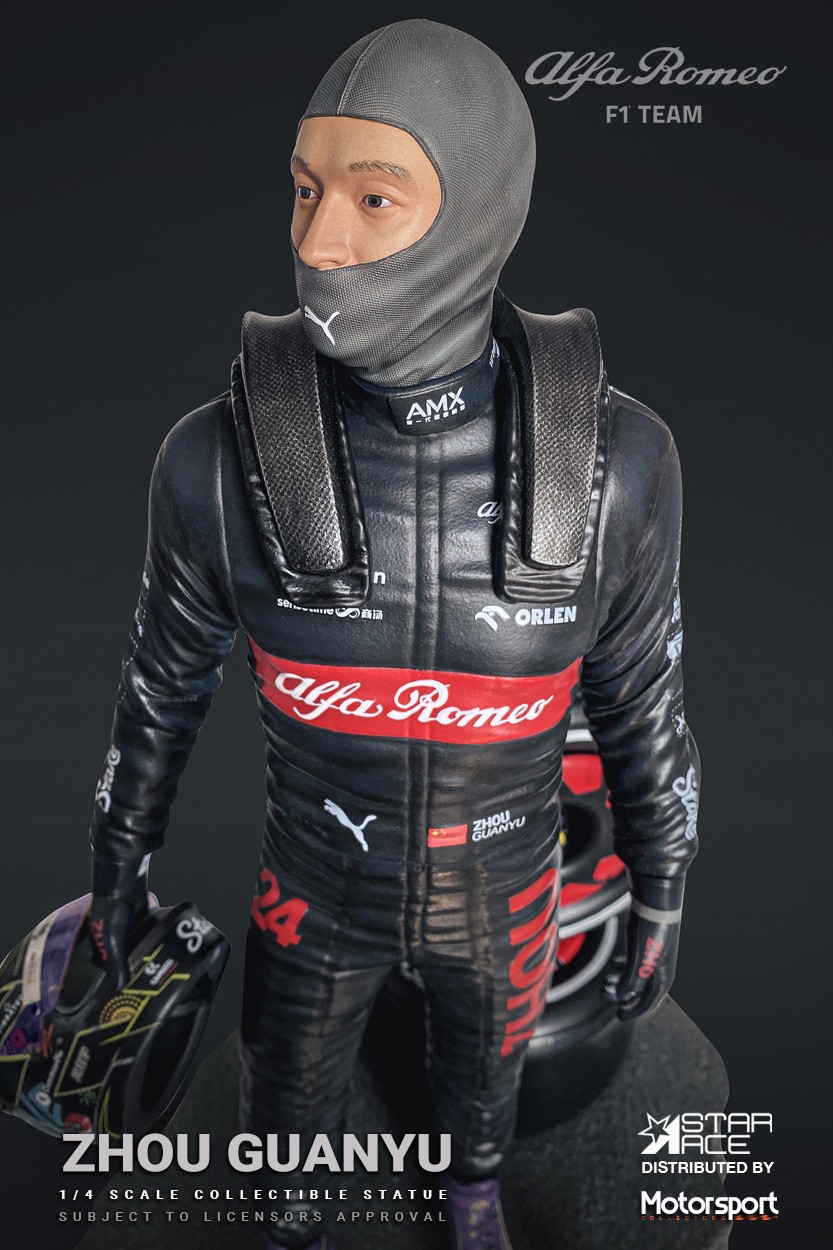 Formula 1 Zhou Guanyu Statues  (Prototype Shown) View 7
