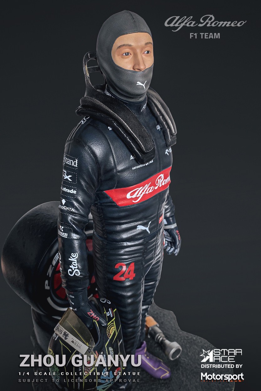 Formula 1 Zhou Guanyu Statues  (Prototype Shown) View 8