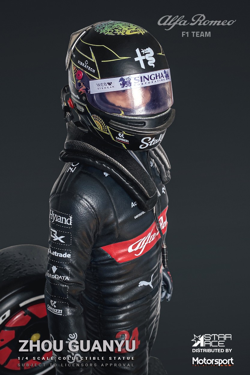 Formula 1 Zhou Guanyu Statues  (Prototype Shown) View 9