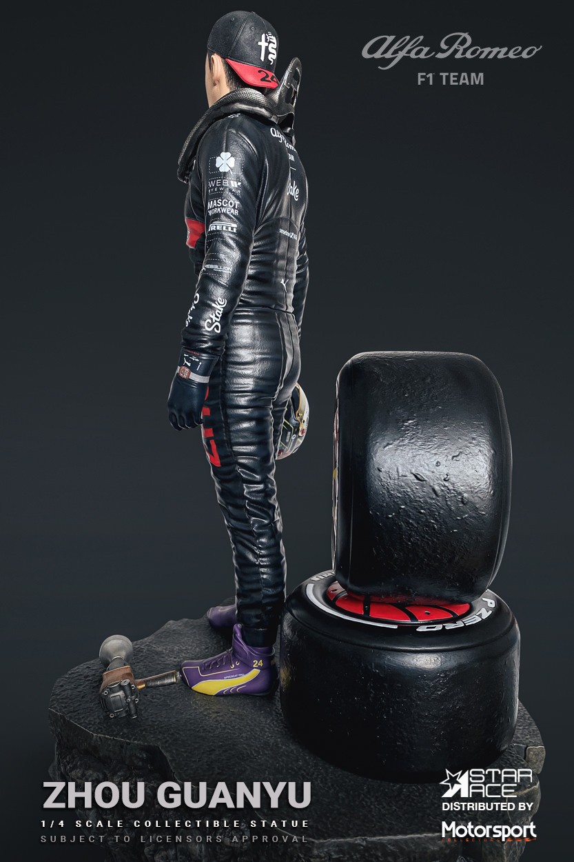 Formula 1 Zhou Guanyu Statues  (Prototype Shown) View 12