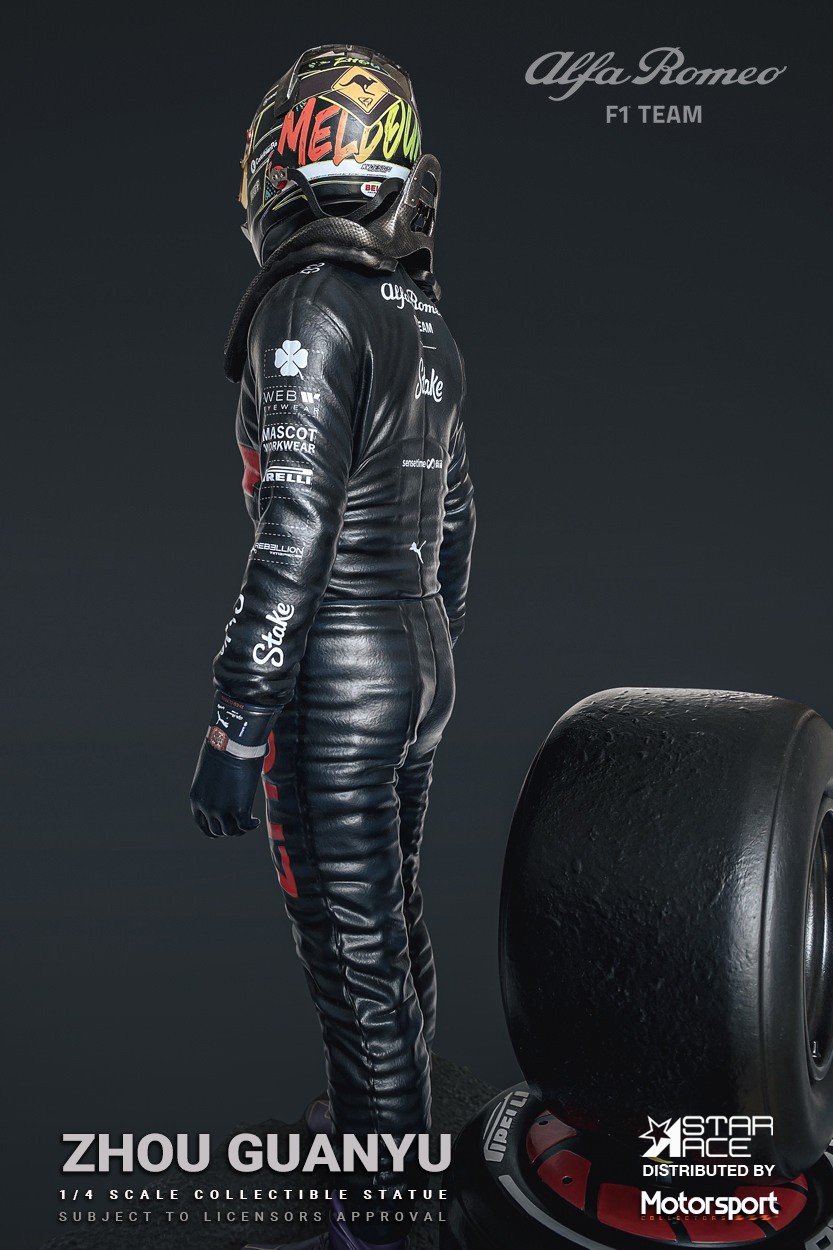 Formula 1 Zhou Guanyu Statues  (Prototype Shown) View 17