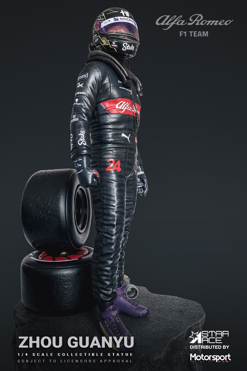 Formula 1 Zhou Guanyu Statues  (Prototype Shown) View 18