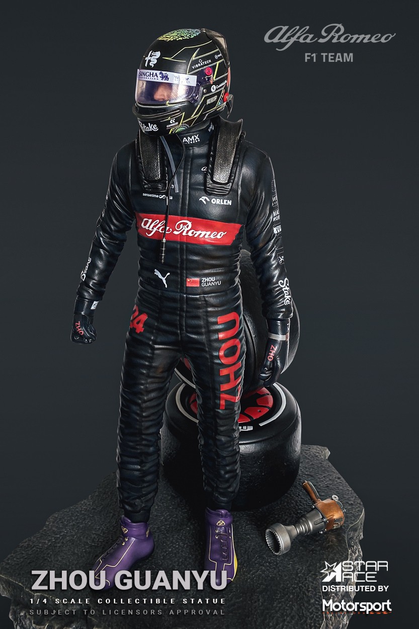 Formula 1 Zhou Guanyu Statues  (Prototype Shown) View 19