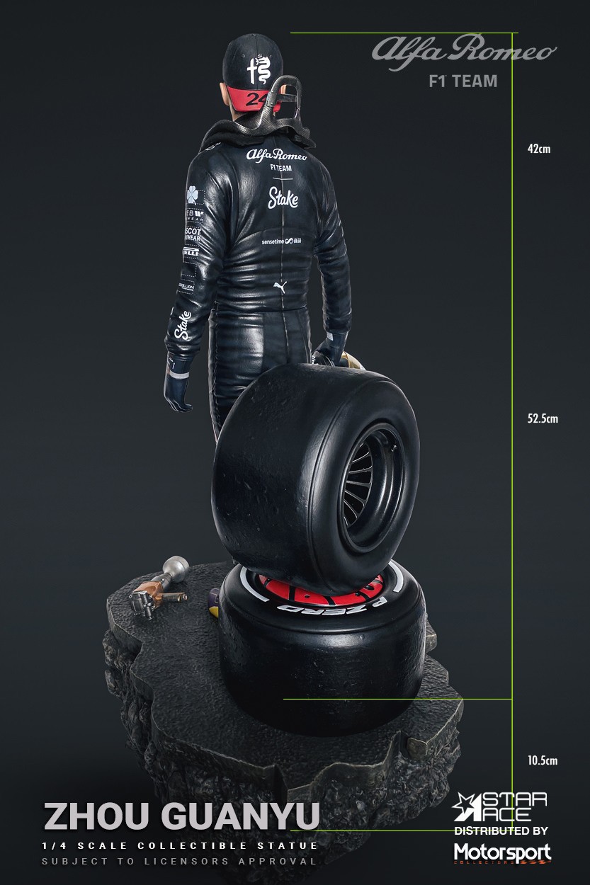 Formula 1 Zhou Guanyu Statues  (Prototype Shown) View 20