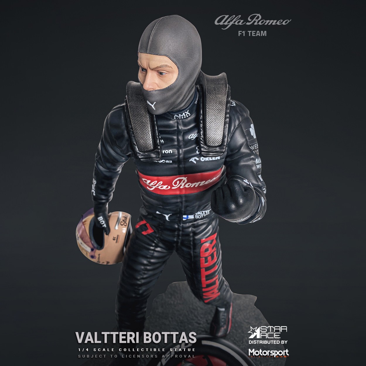 Formula 1 Valtteri Bottas Statues  (Prototype Shown) View 5