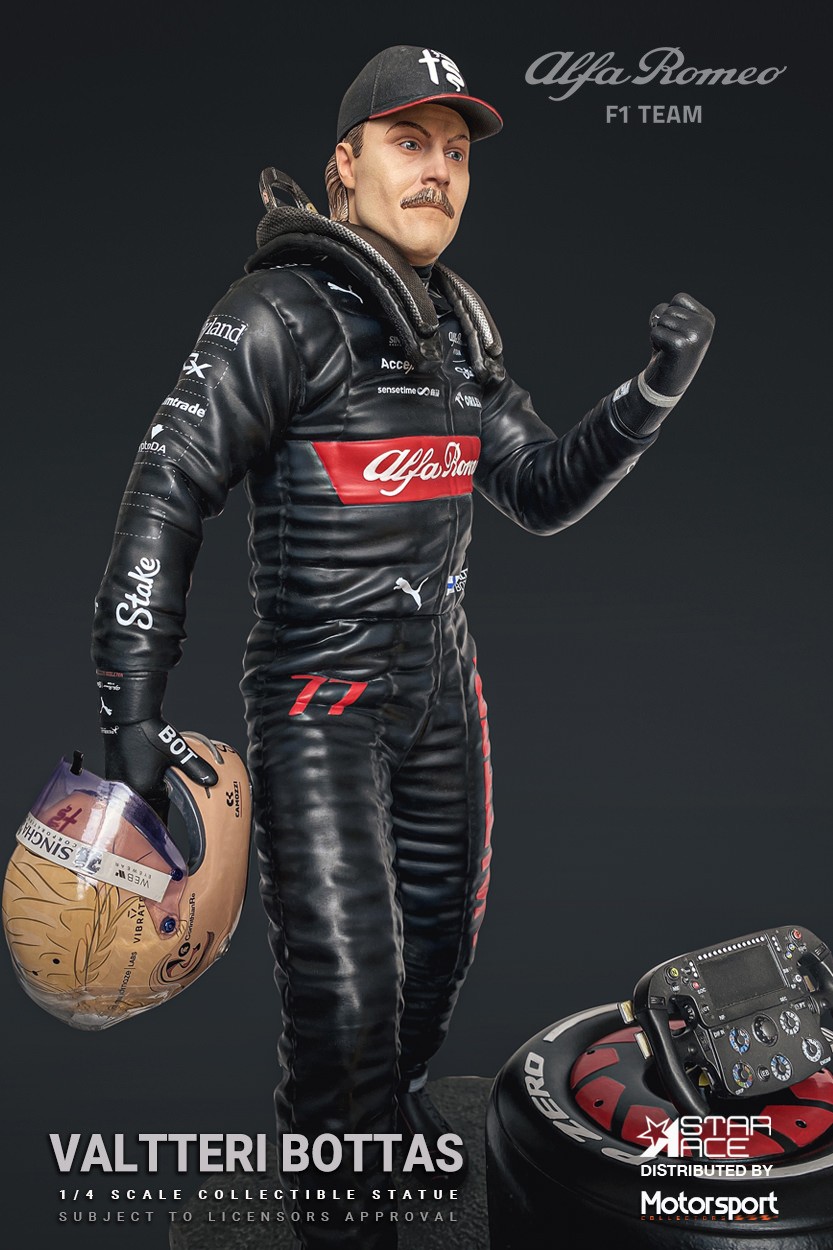 Formula 1 Valtteri Bottas Statues  (Prototype Shown) View 9