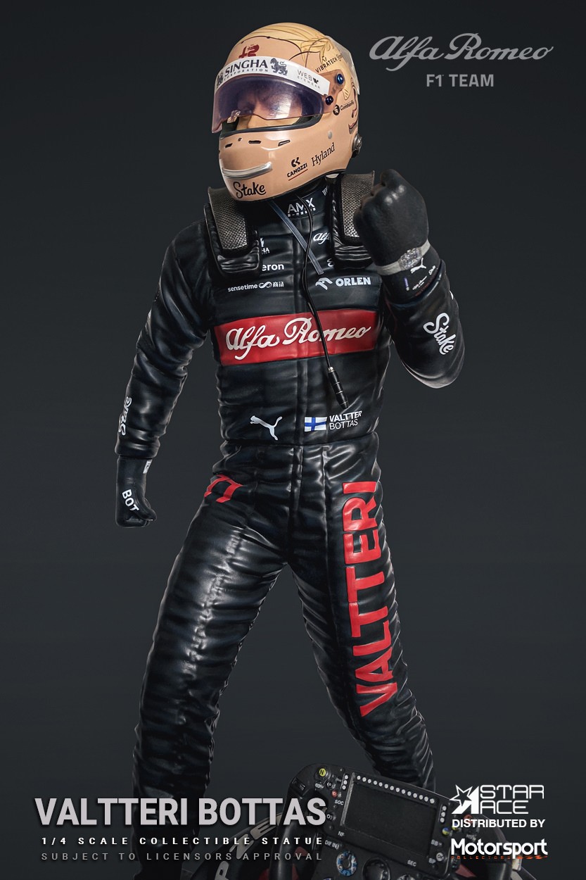 Formula 1 Valtteri Bottas Statues  (Prototype Shown) View 11
