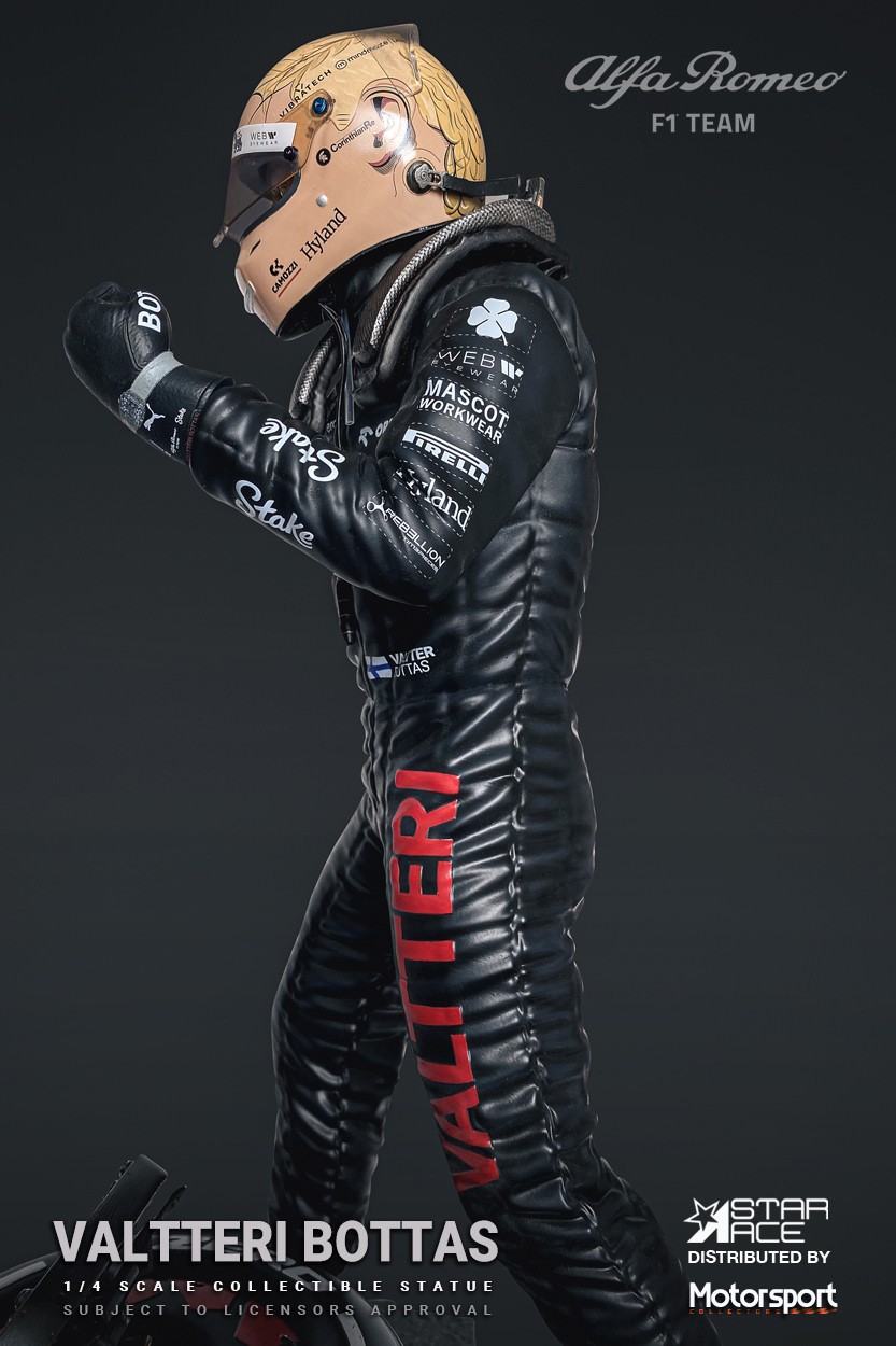 Formula 1 Valtteri Bottas Statues  (Prototype Shown) View 12