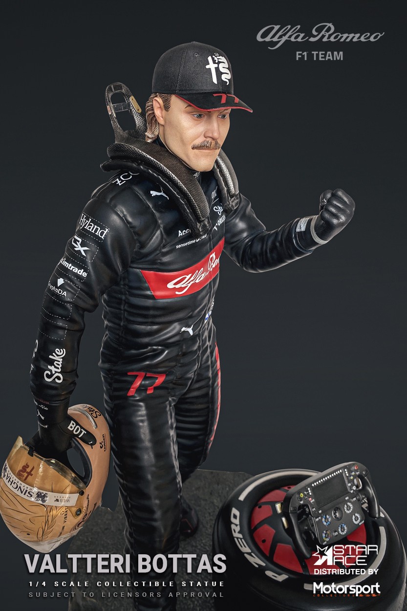 Formula 1 Valtteri Bottas Statues  (Prototype Shown) View 16