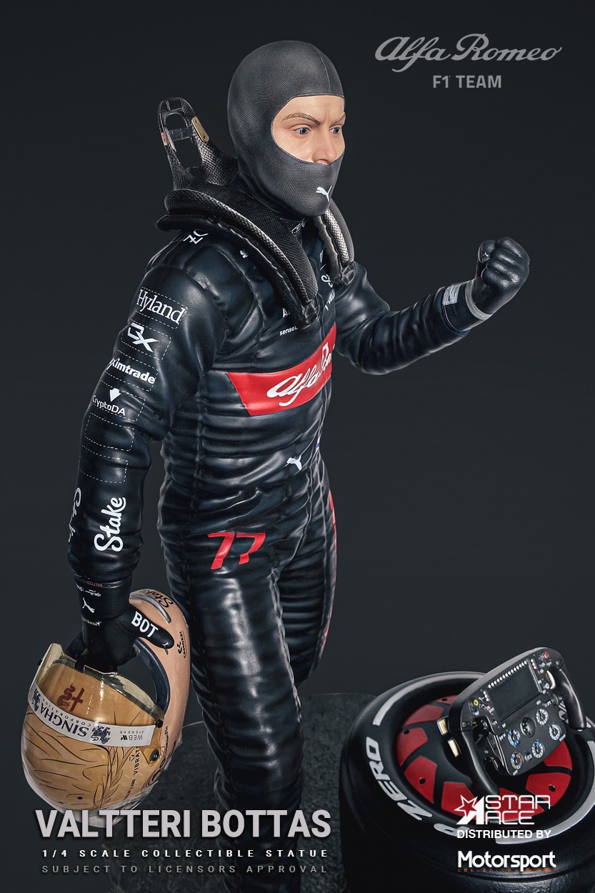 Formula 1 Valtteri Bottas Statues  (Prototype Shown) View 17
