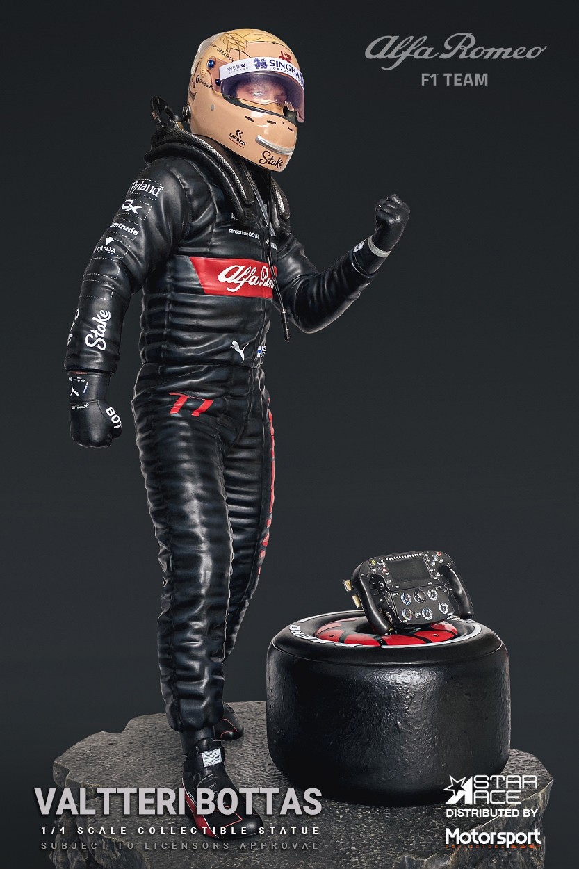 Formula 1 Valtteri Bottas Statues  (Prototype Shown) View 18