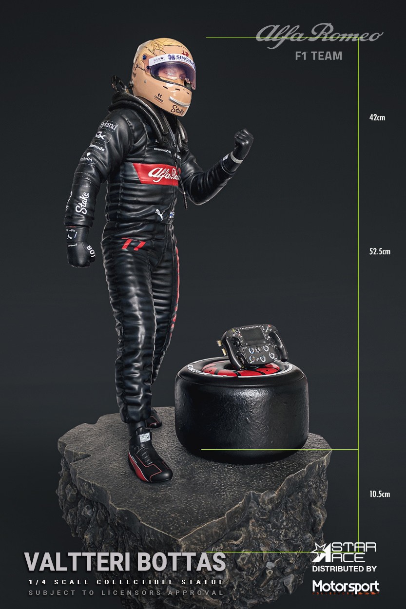 Formula 1 Valtteri Bottas Statues  (Prototype Shown) View 19