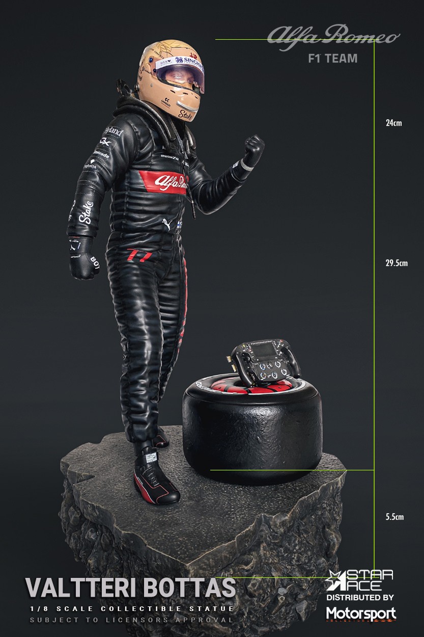 Formula 1 Valtteri Bottas Statues  (Prototype Shown) View 20