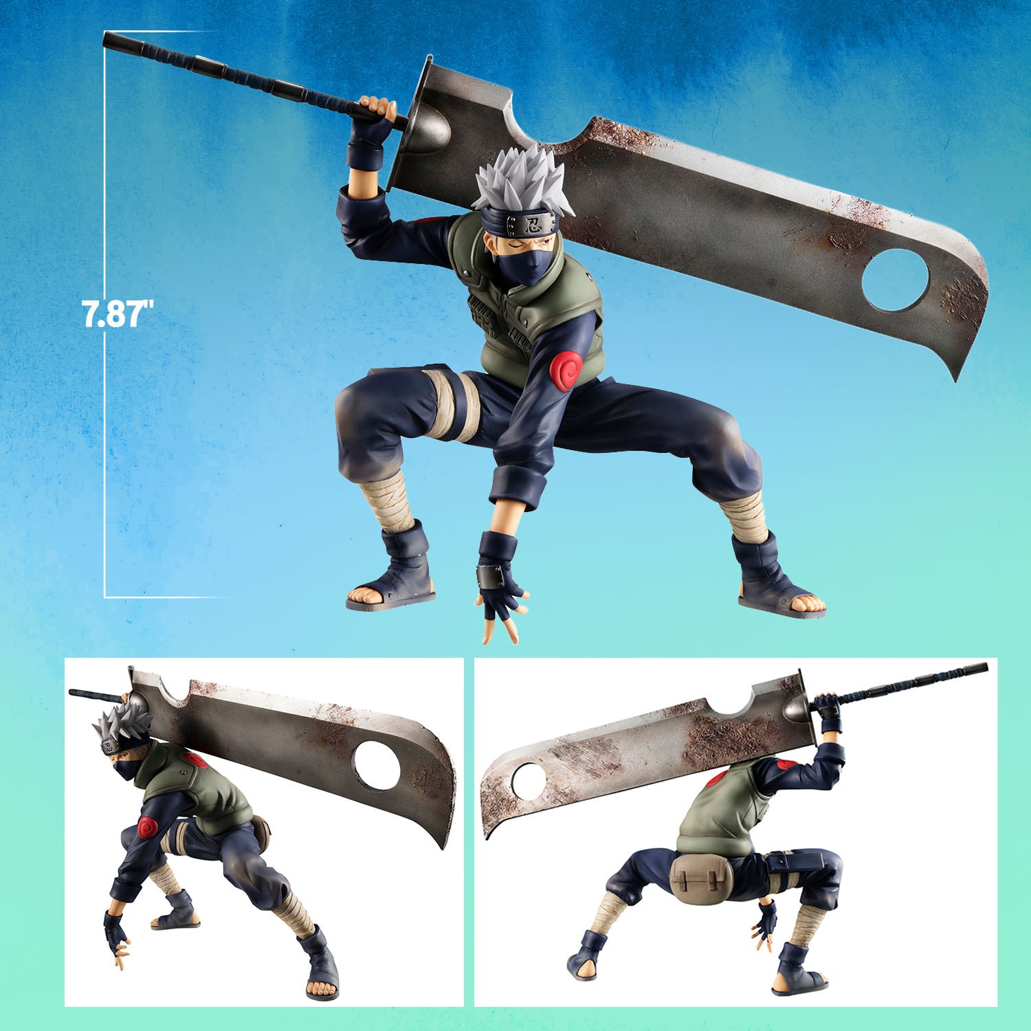 Naruto: Shippuden Kakashi Hatake (Green Ninja War Version) Collectible Figure  (Prototype Shown) View 2