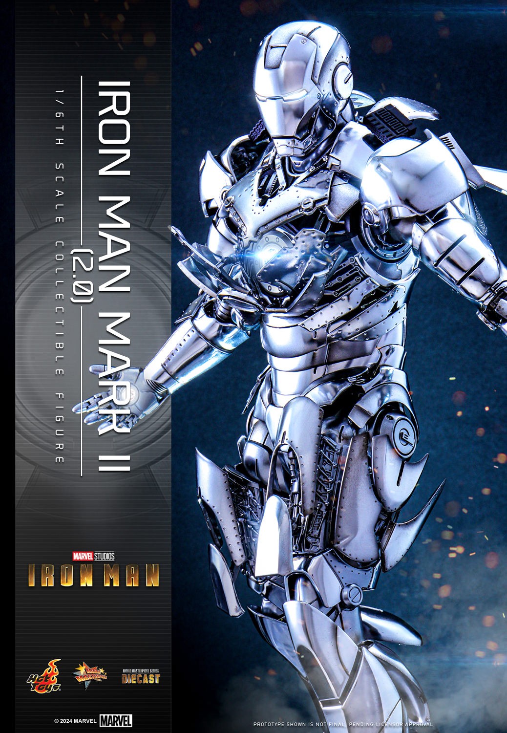 W*o様 ホットトイズ HOTTOYS アイアンマン マーク1 2.0 ムービー