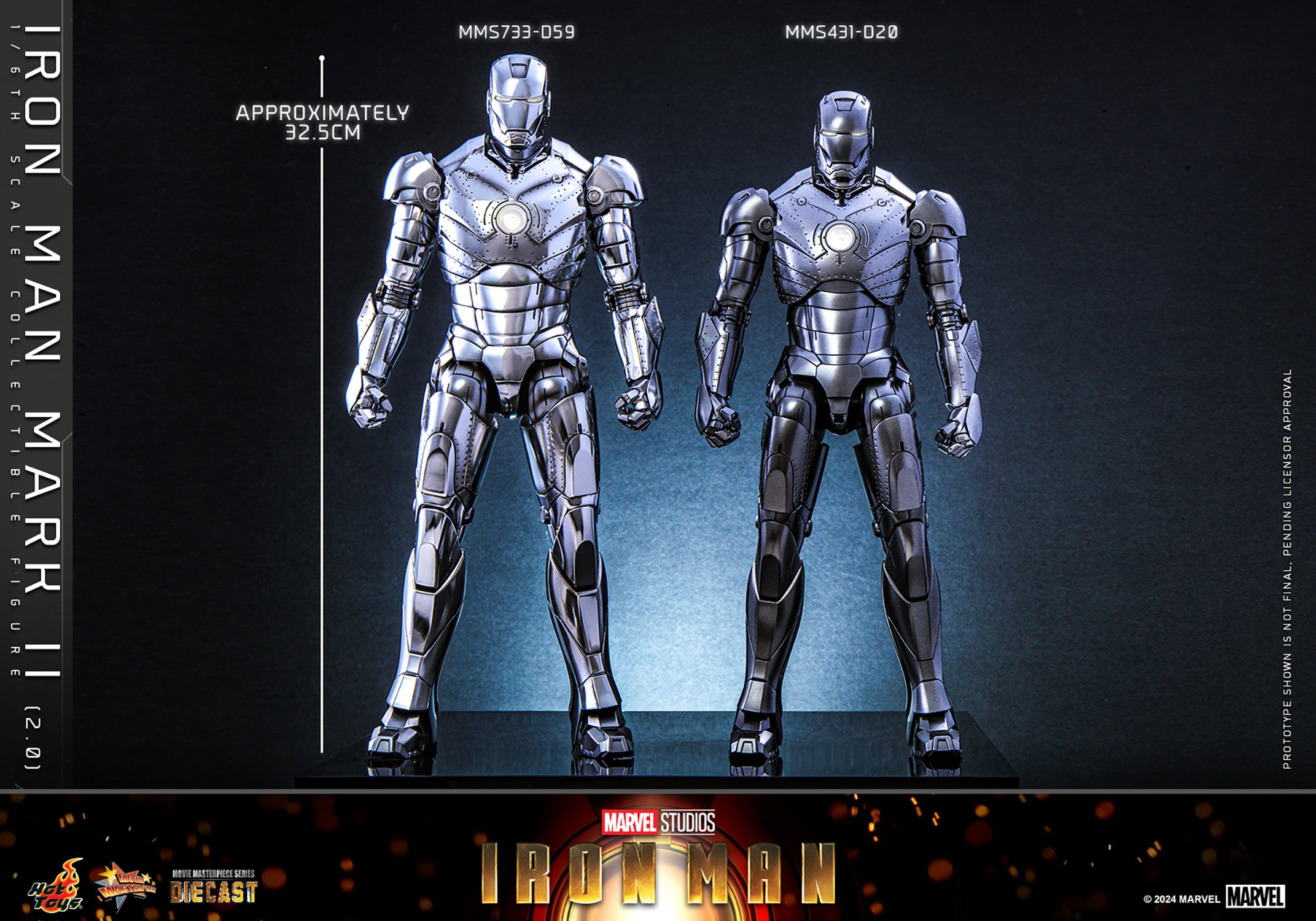 ホットトイズ MMS733 アイアンマン アイアンマン・マーク2 2.0版 Iron Man Mark II (2.0) Sixth Scale Figure by Hot Toys