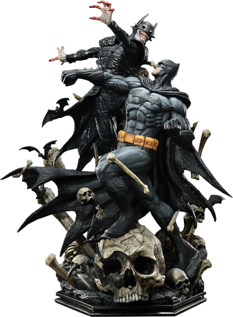 DC Comics Batman vs Batman Who Laughs Quarter Scale Statue  (Prototype Shown) View 17