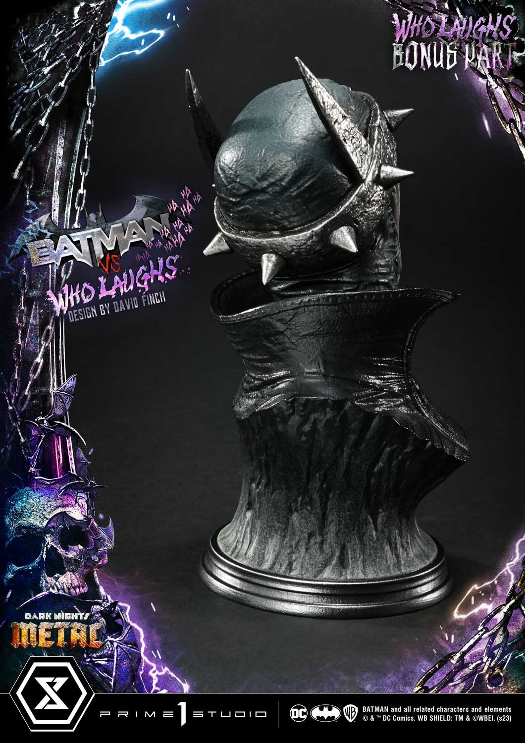 DC Comics Batman vs Batman Who Laughs (Deluxe Bonus Version) Quarter Scale Statue  (Prototype Shown) View 11