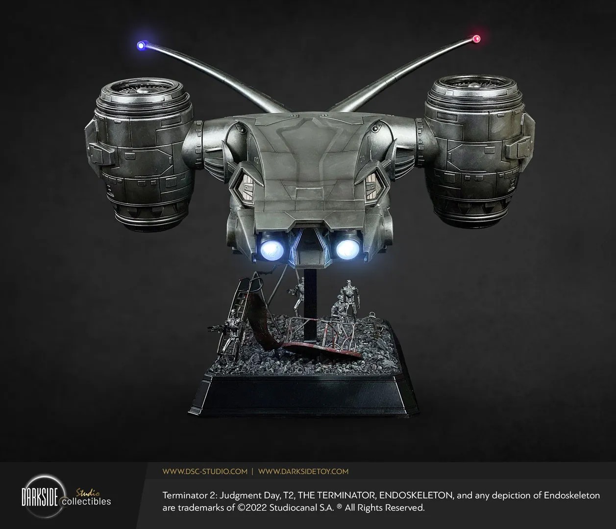 Terminator Aerial Hunter Killer Maquette  (Prototype Shown) View 3