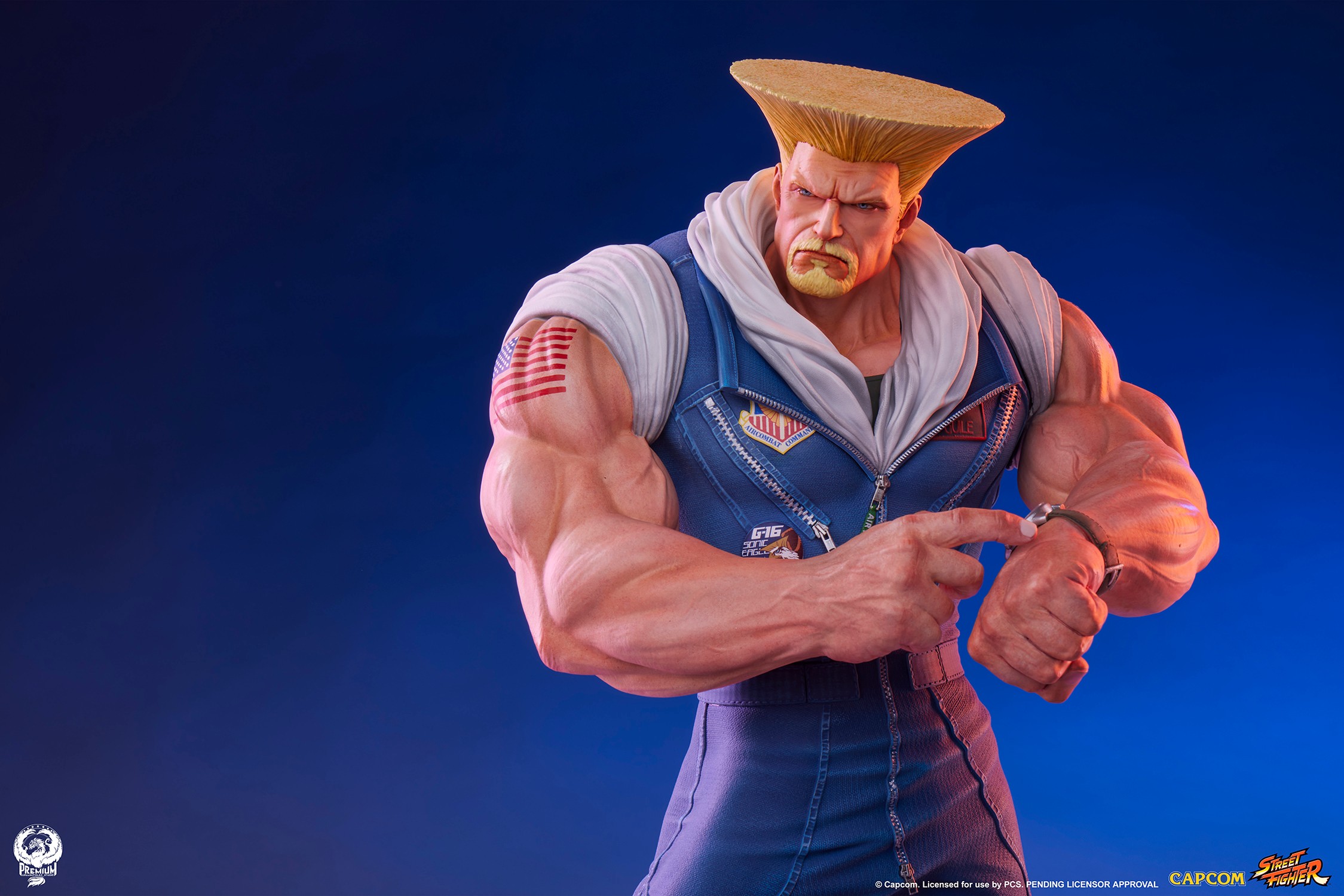 Street Fighter Guile Quarter Scale Statue  Collector Edition (Prototype Shown) View 3