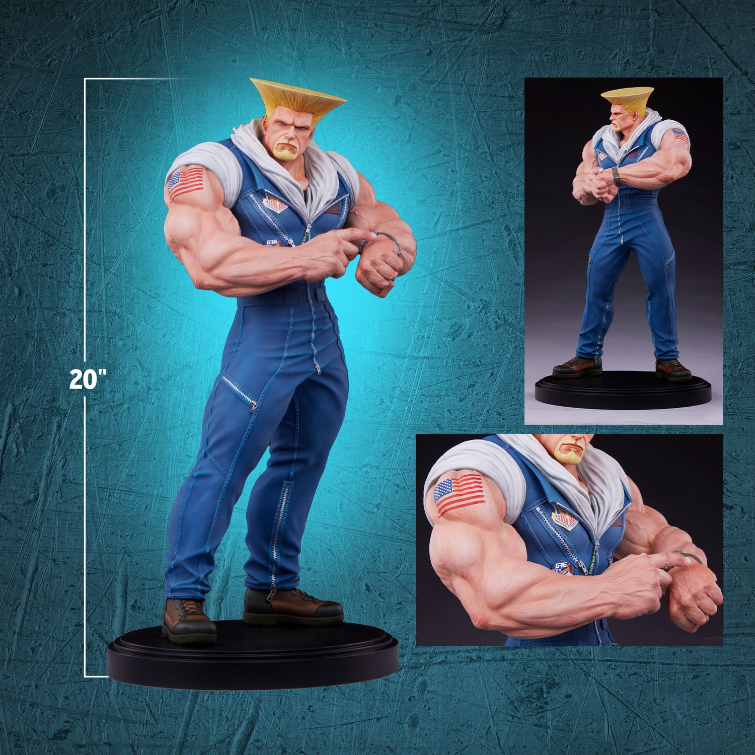 Street Fighter Guile Quarter Scale Statue  Collector Edition (Prototype Shown) View 2
