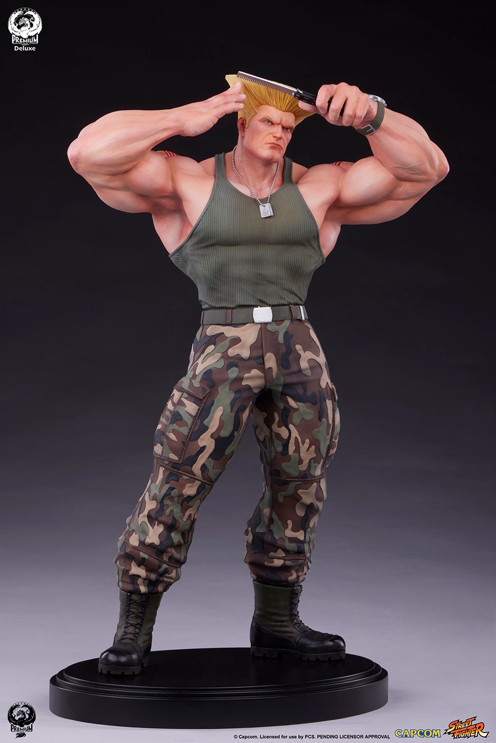 Street Fighter Guile Deluxe Edition Quarter Scale Statue  (Prototype Shown) View 6