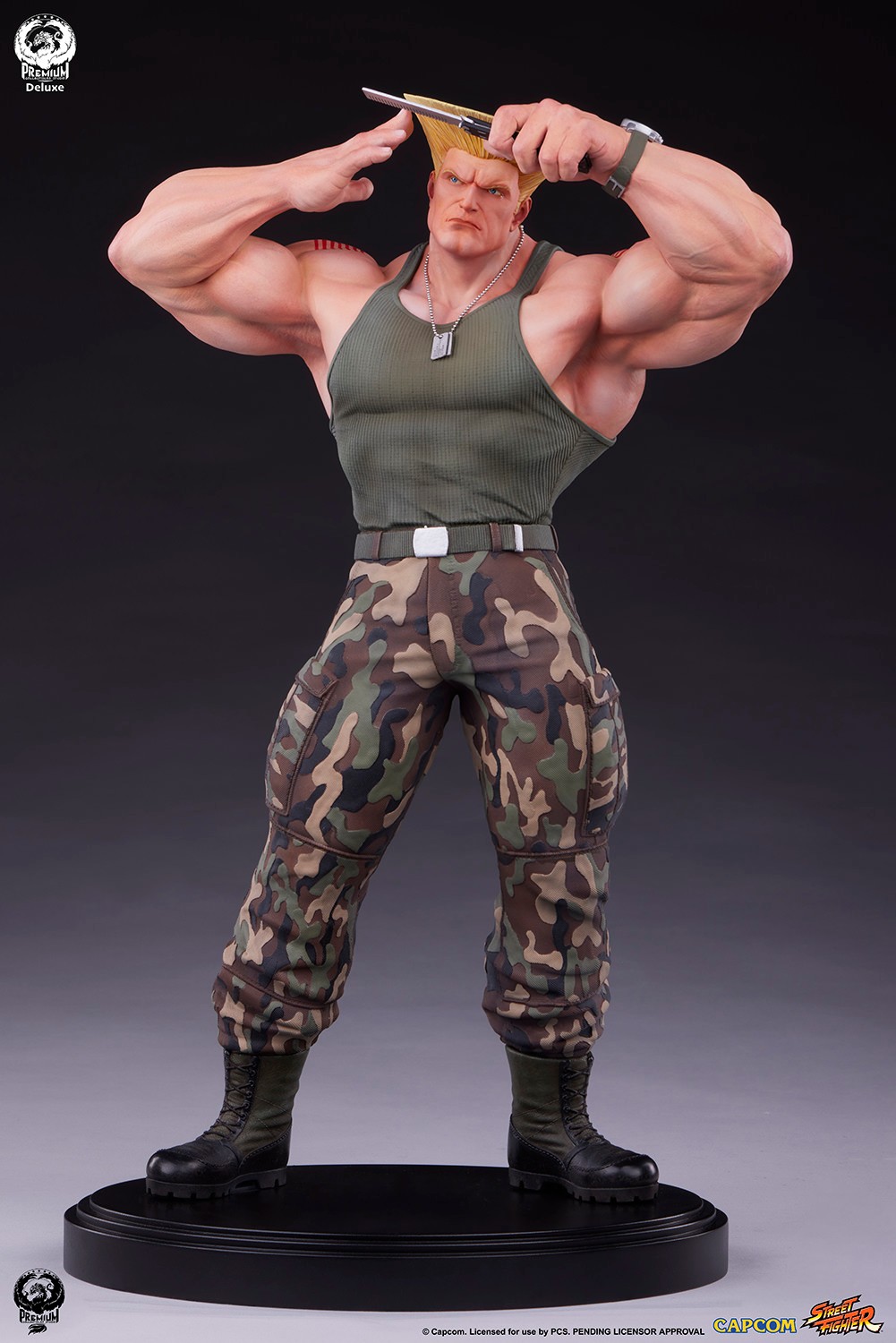 Street Fighter Guile Deluxe Edition Quarter Scale Statue  (Prototype Shown) View 7