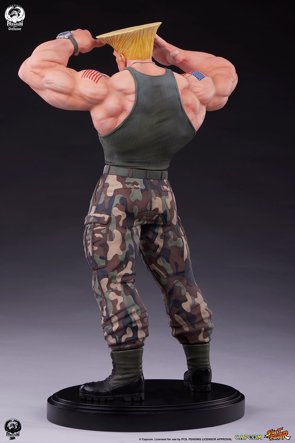 Street Fighter Guile Deluxe Edition Quarter Scale Statue  (Prototype Shown) View 9