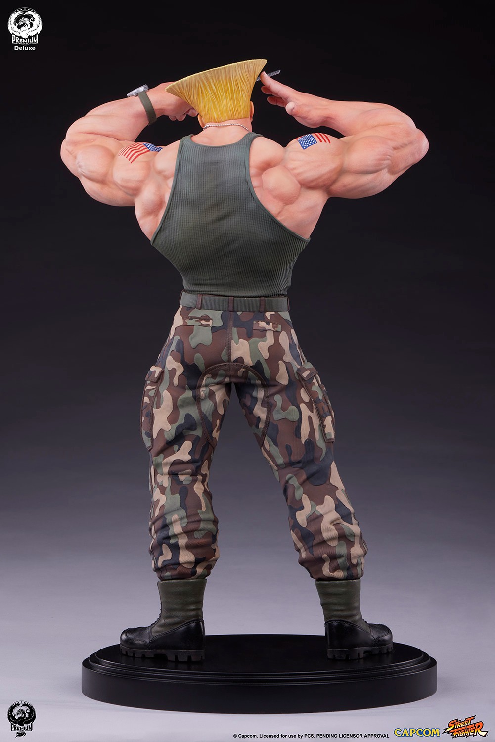 Street Fighter Guile Deluxe Edition Quarter Scale Statue  (Prototype Shown) View 10