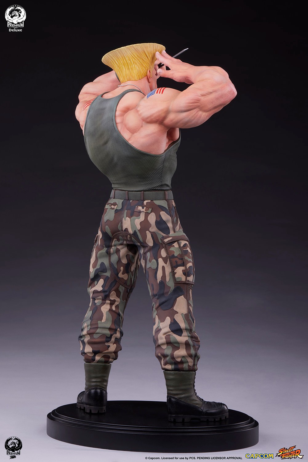 Street Fighter Guile Deluxe Edition Quarter Scale Statue  (Prototype Shown) View 11