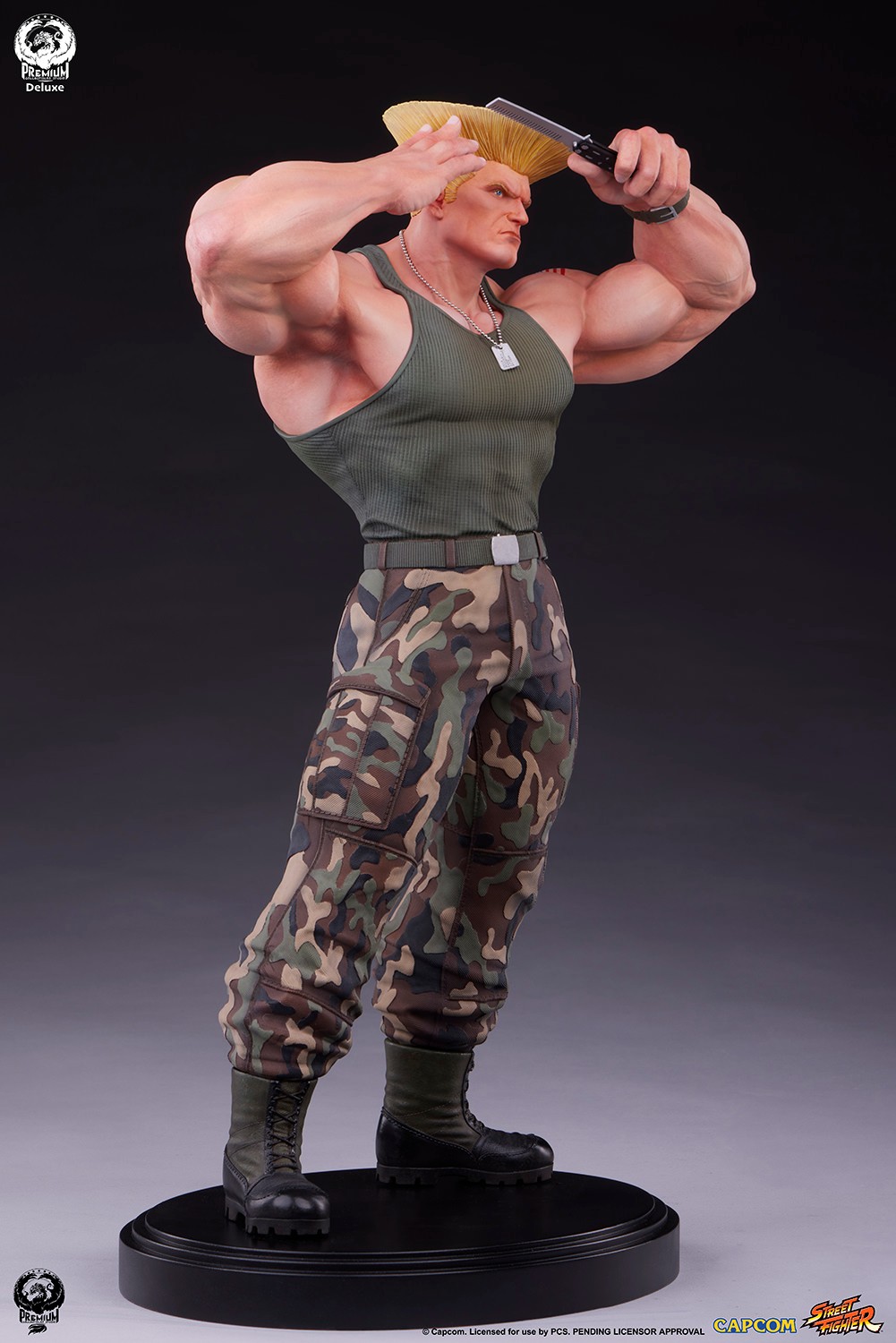 Street Fighter Guile Deluxe Edition Quarter Scale Statue  (Prototype Shown) View 12