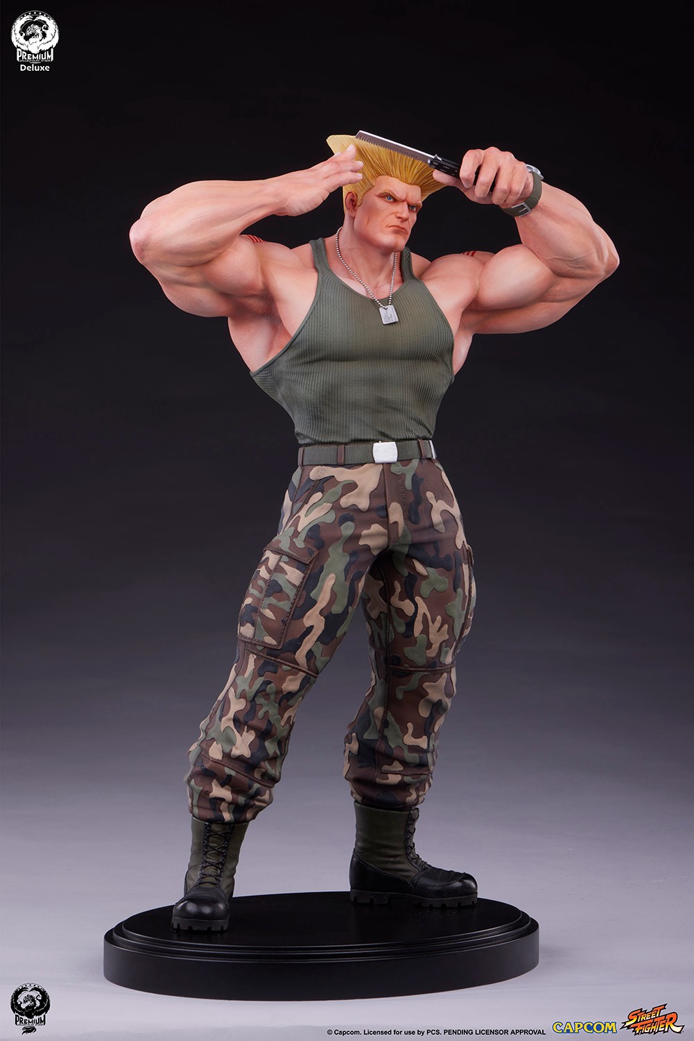 Street Fighter Guile Deluxe Edition Quarter Scale Statue  (Prototype Shown) View 13