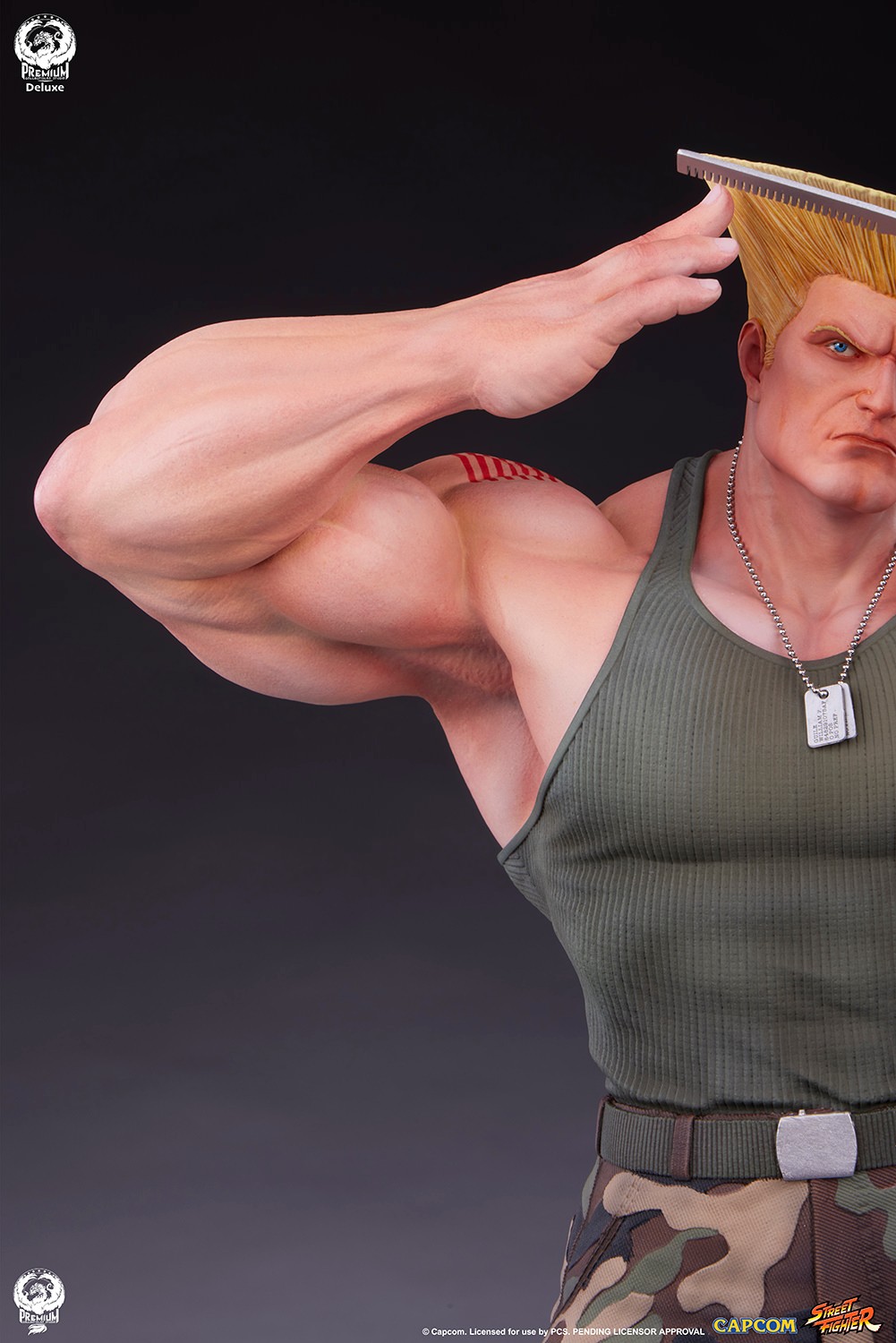 Street Fighter Guile Deluxe Edition Quarter Scale Statue  (Prototype Shown) View 16