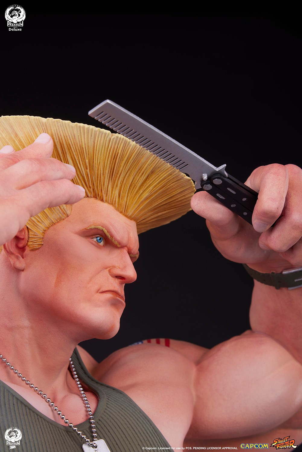 Street Fighter Guile Deluxe Edition Quarter Scale Statue  (Prototype Shown) View 17