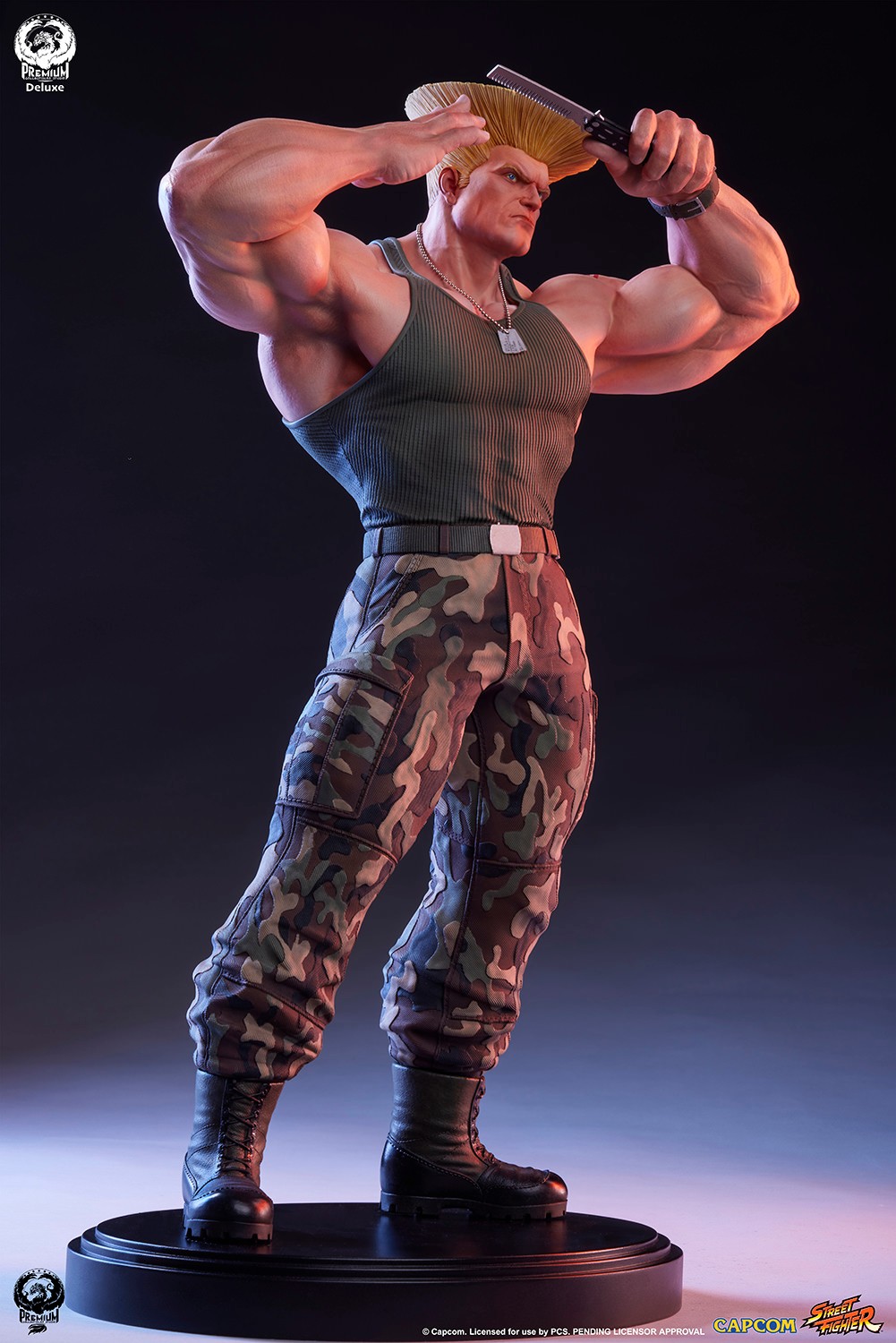 Street Fighter Guile Deluxe Edition Quarter Scale Statue  (Prototype Shown) View 24