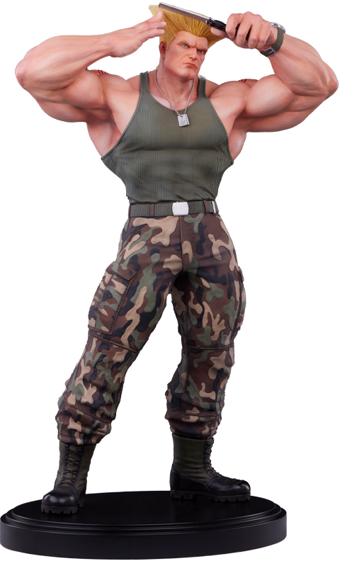 Street Fighter Guile Deluxe Edition Quarter Scale Statue  (Prototype Shown) View 26