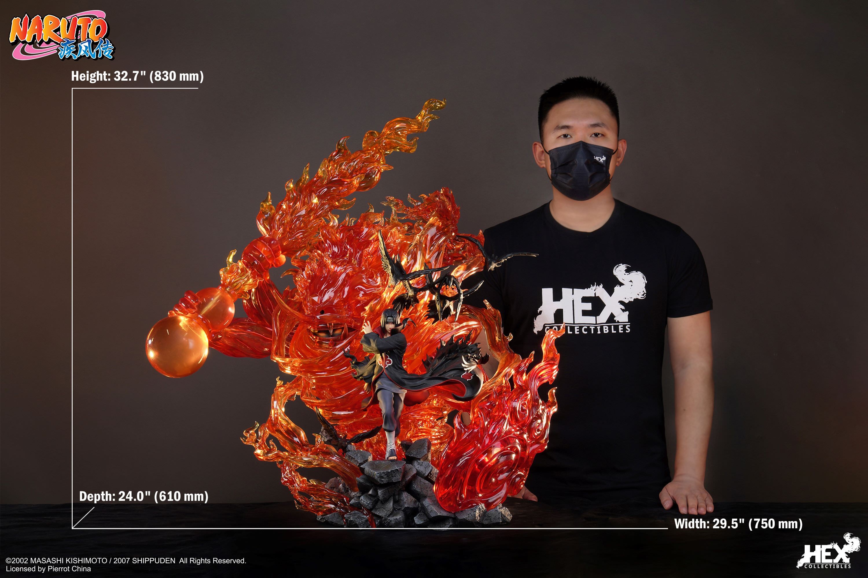 Naruto: Shippuden Uchiha Itachi Statues  (Prototype Shown) View 2