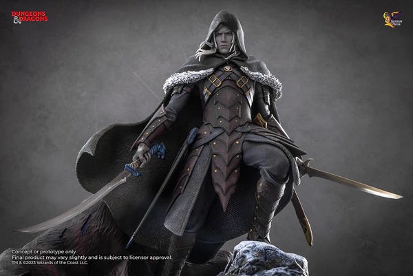 Dungeons & Dragons Drizzt Do'Urden Statues  (Prototype Shown) View 1