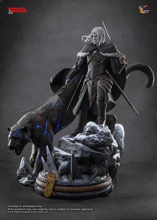 Dungeons & Dragons Drizzt Do'Urden Statues  (Prototype Shown) View 15