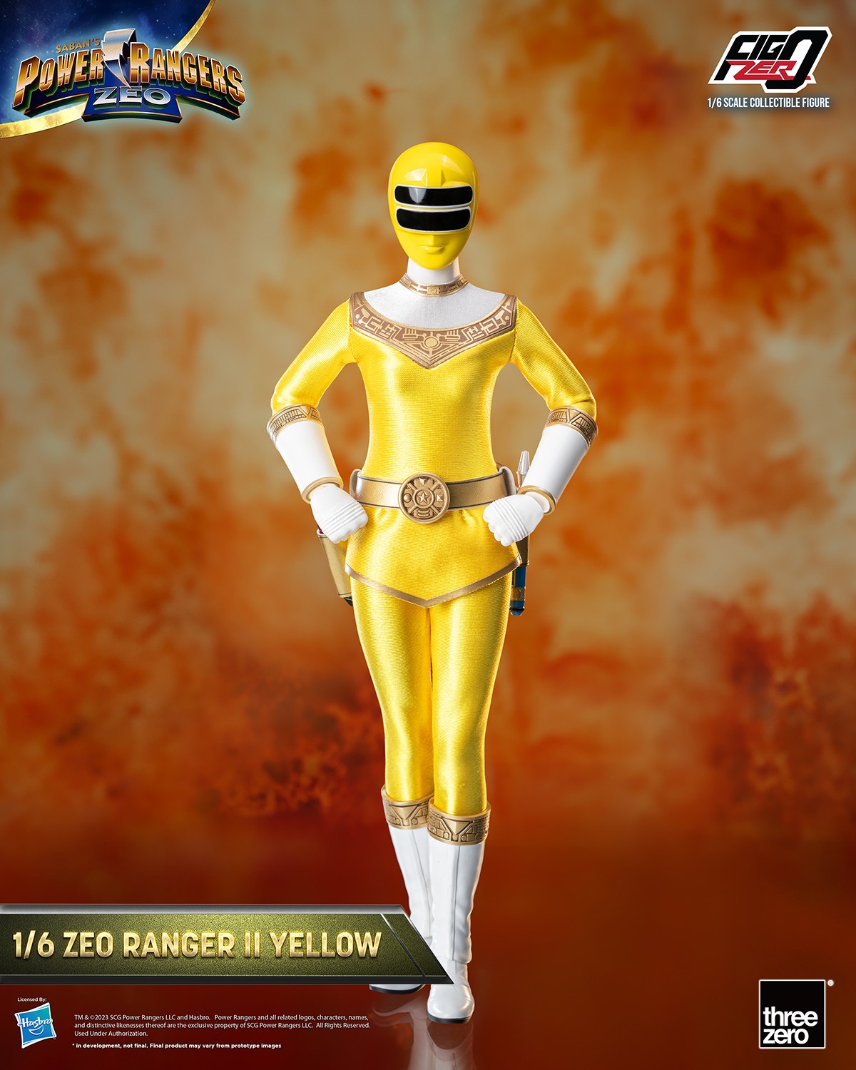 Zeo Ranger II Yellow Sixth Scale Figure by Threezero
