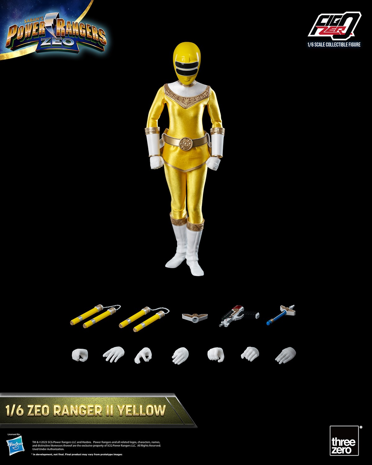 Zeo Ranger II Yellow Sixth Scale Figure by Threezero