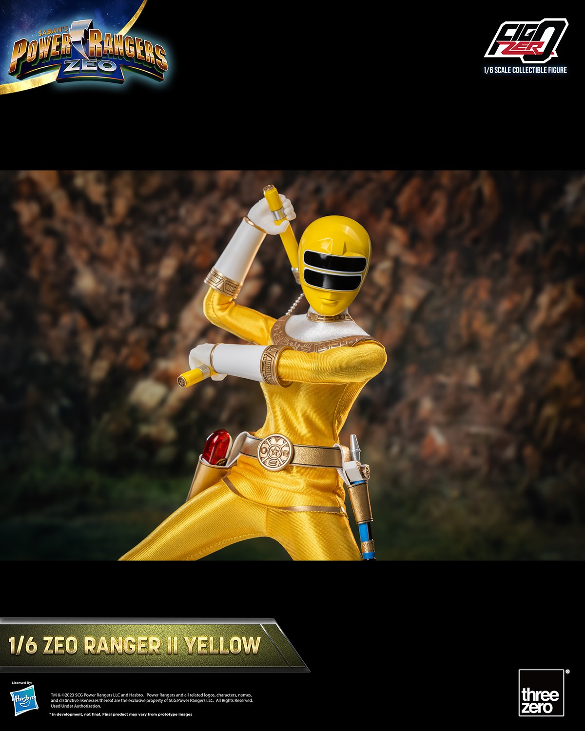 Zeo Ranger II Yellow Sixth Scale Figure by Threezero