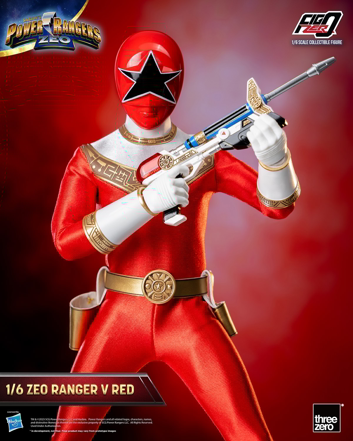 Zeo Ranger V Red Sixth Scale Figure by Threezero | Sideshow