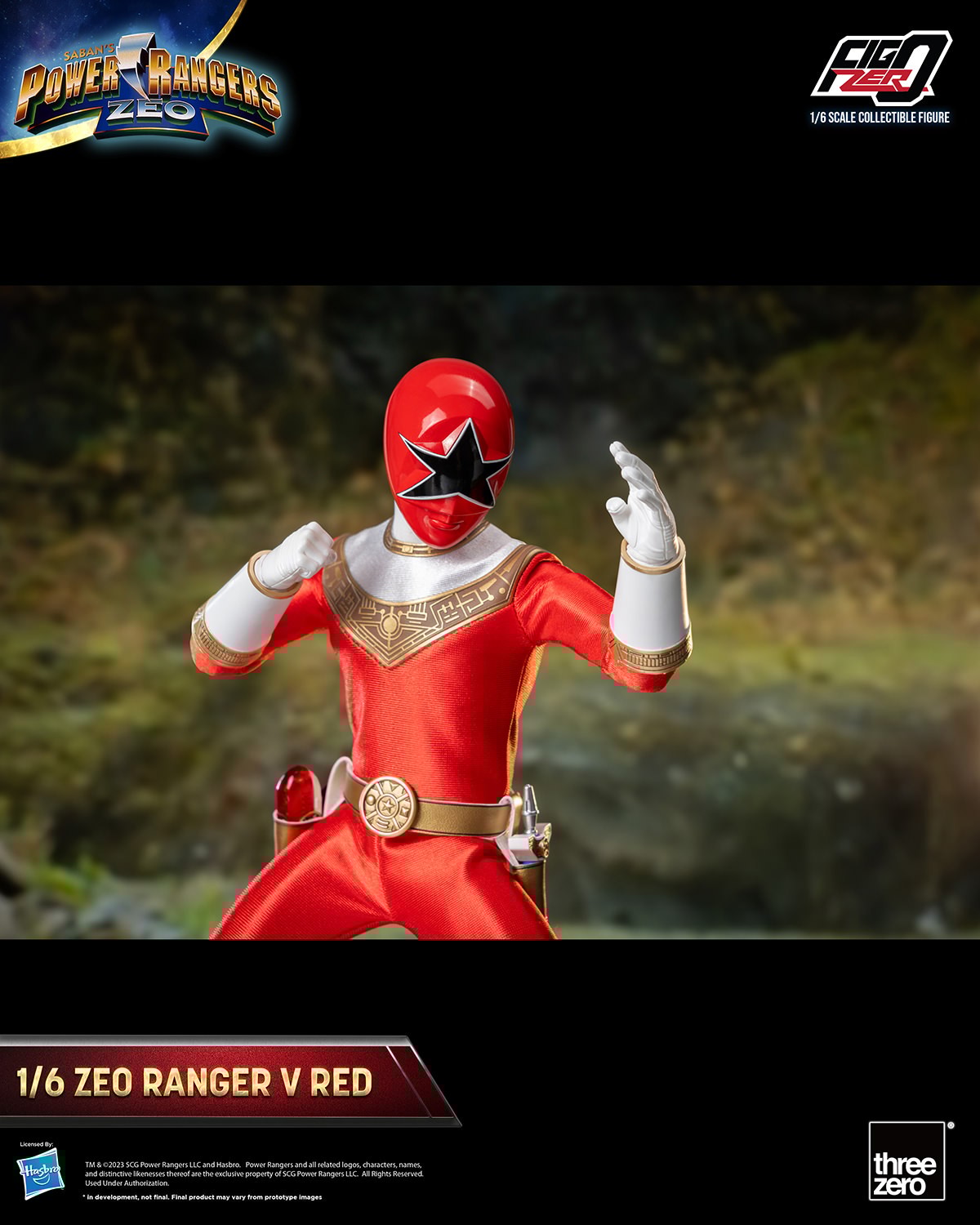 Zeo Ranger V Red Sixth Scale Figure by Threezero | Sideshow