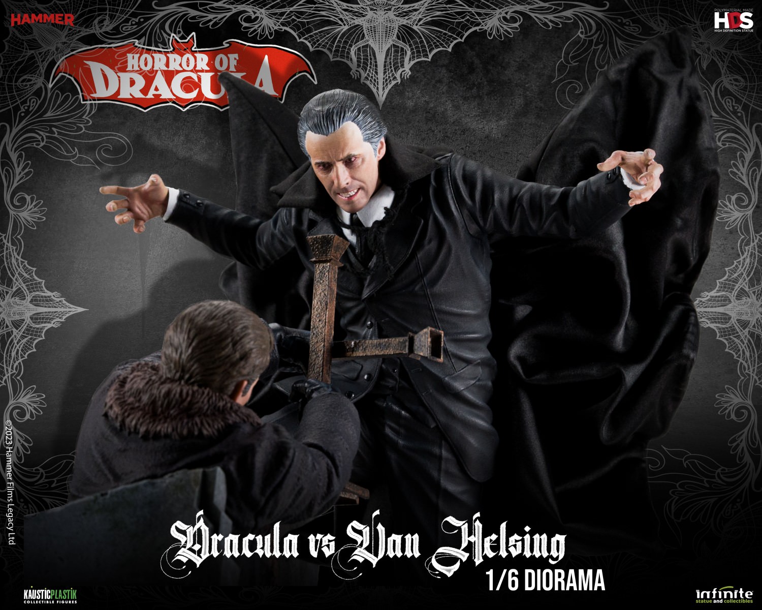 Dracula vs Van Helsing Diorama by Infinite Statue | Sideshow