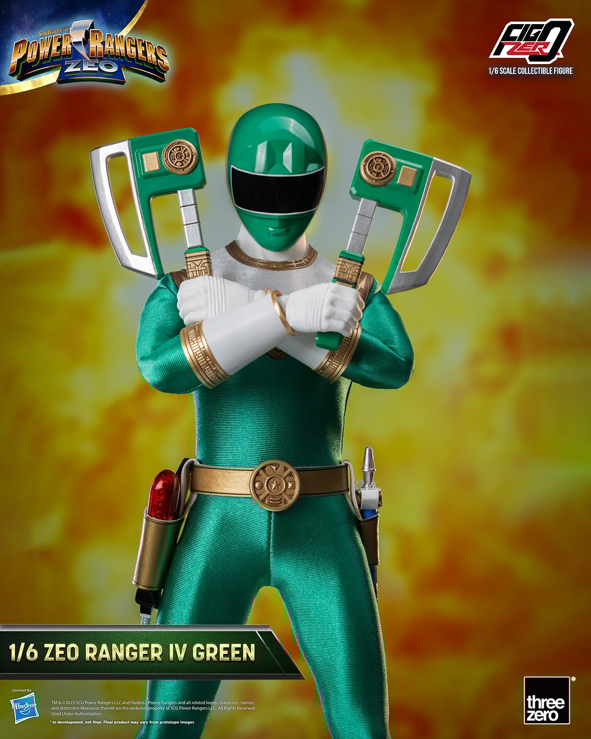 訳あり超特価の通販 Scale Sixth Green IV Ranger Zeo Figure Threezero by デュエルマスターズ